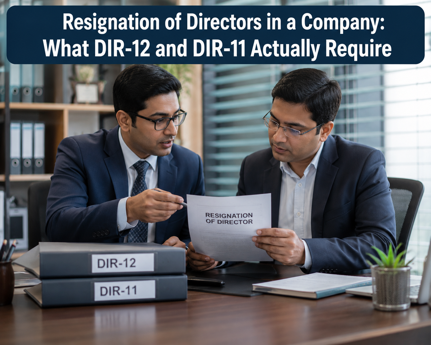 Resignation Of Directors In A Company: What DIR-12 And DIR-11 Actually Require